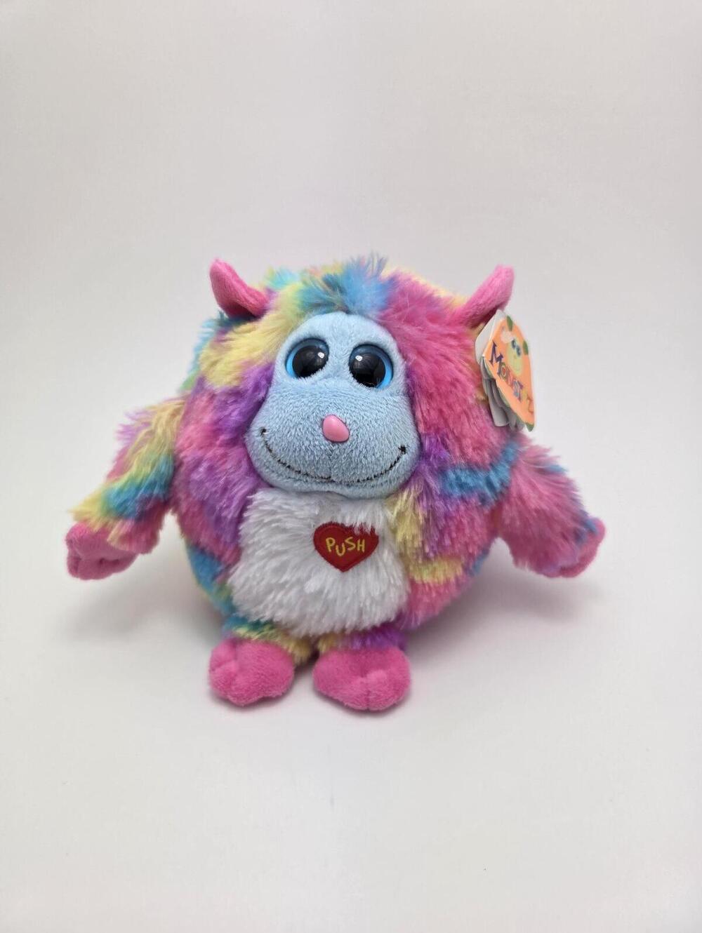 Ty Monstaz “Willy” the Round Monster Plush - Sound NOT Working (Small 6 inch
